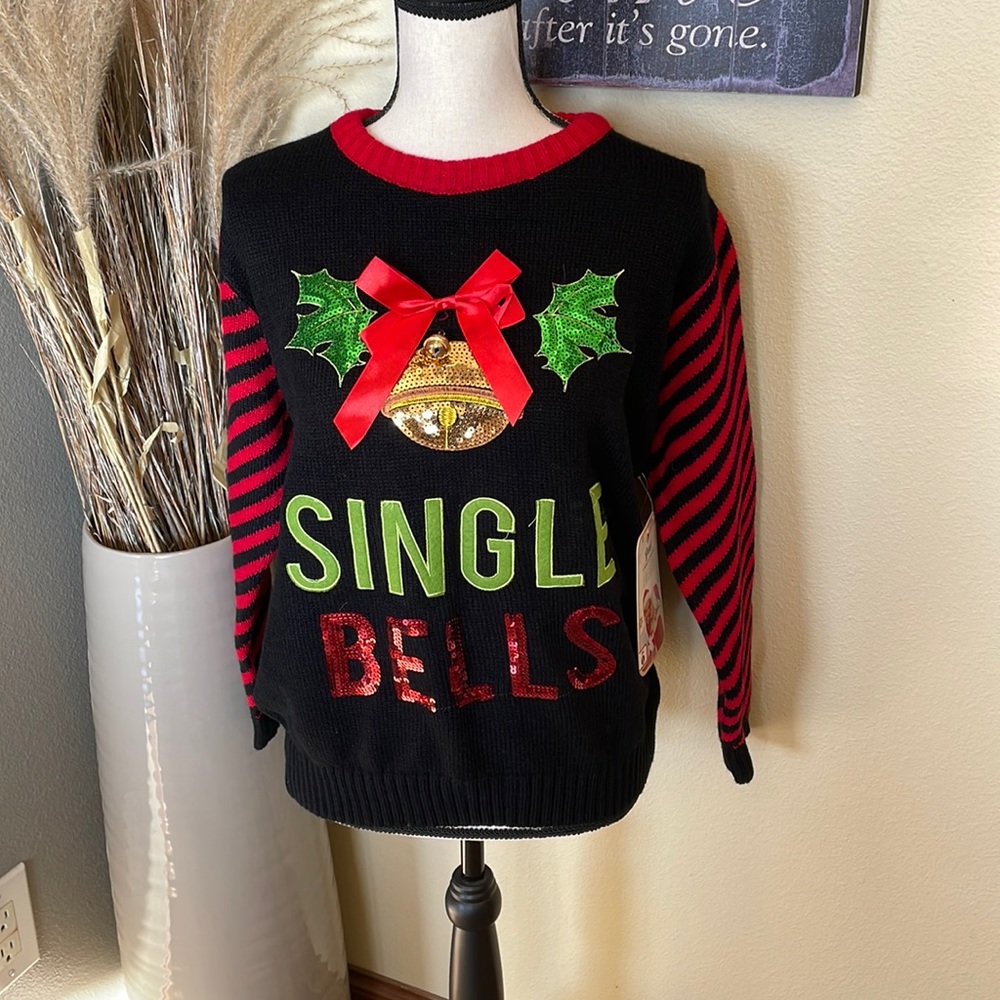 The Great Christmas Sweater Ugly Christmas Sweater Single Bells Jingle Size S